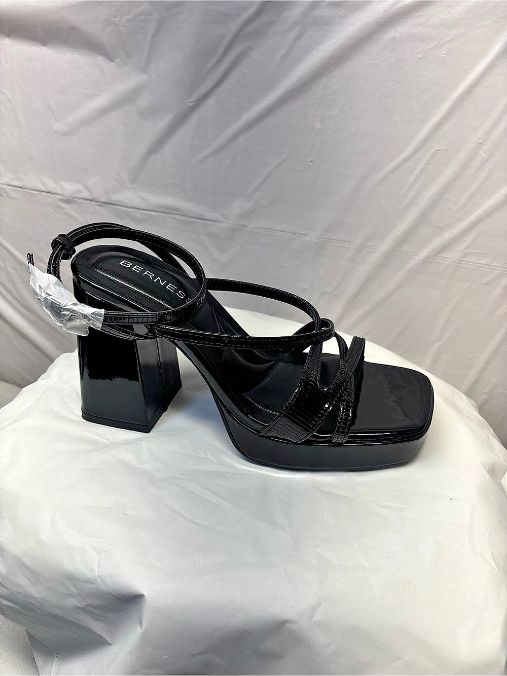 BERNICE ADORE Heeled Sandals in Black US 6.5 NWT